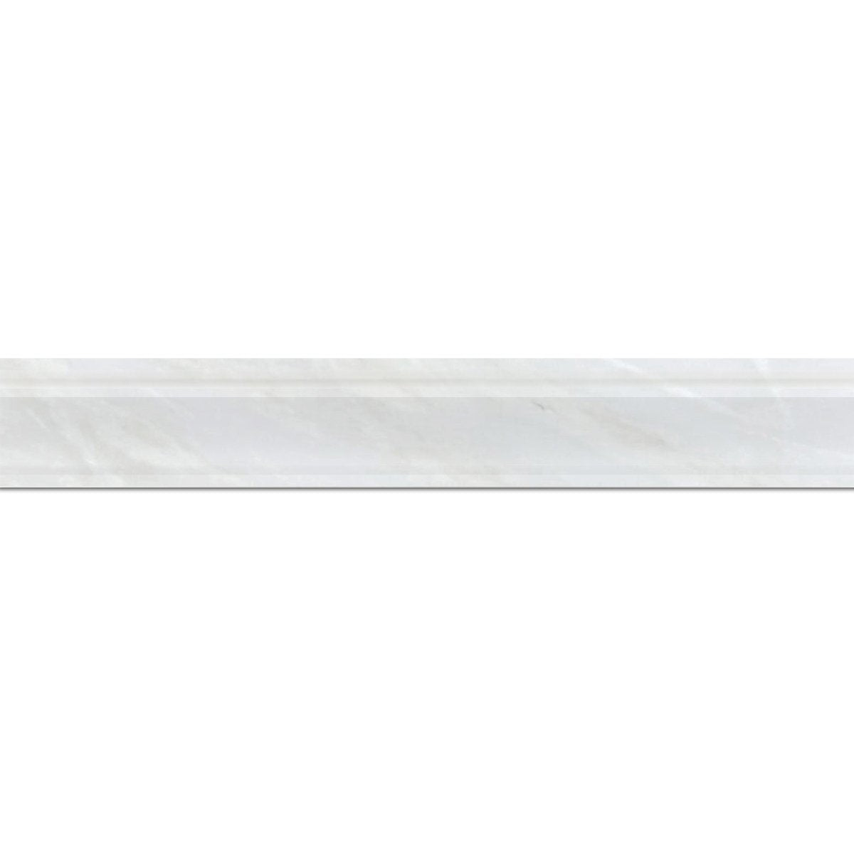 Bianco Rhyno Chairrail 2''x12'' Stone Molding Honed