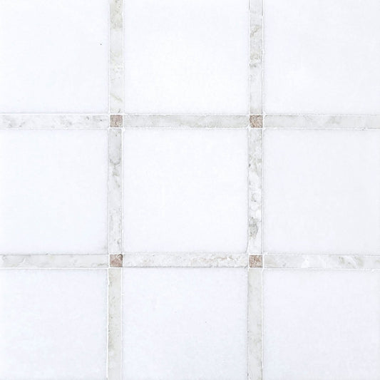 Blanch Tella Bianco Square Stone Mosaic