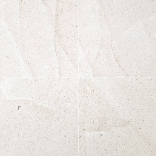 Crema Europa Honed Limestone field Tile 12''x12''x3/8''