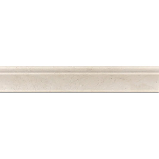 Crema Marfil Chairrail 2''x12'' Stone Molding Honed