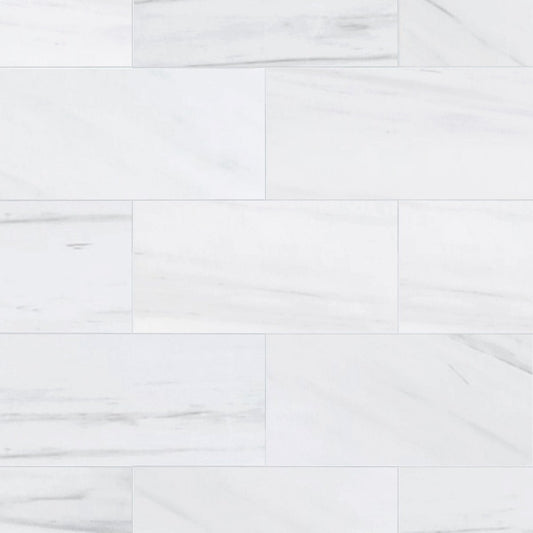 Dolomite Polished Standard Marble Field Tile 6''x12''x3/8''