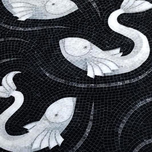 Best Organic Fish Mosaic Tile - Artsaics 