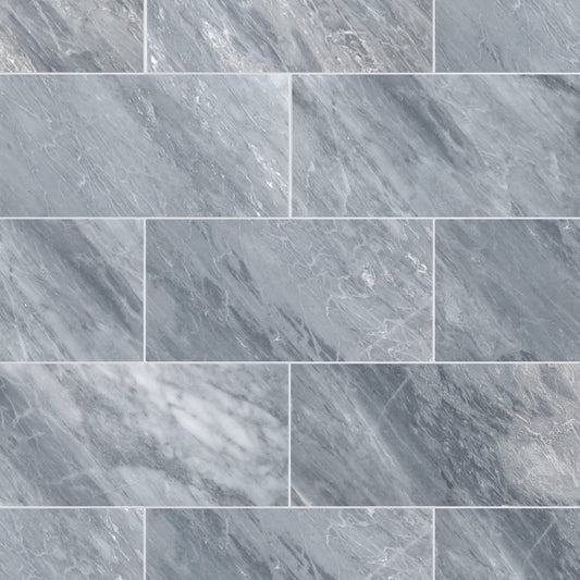Grigio Toscano Honed Marble Field Tile 6''x12''x3/8''