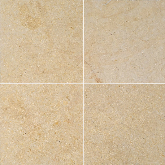Halila Gold Polished Limestone Field Tile 12''x12''x3/8''