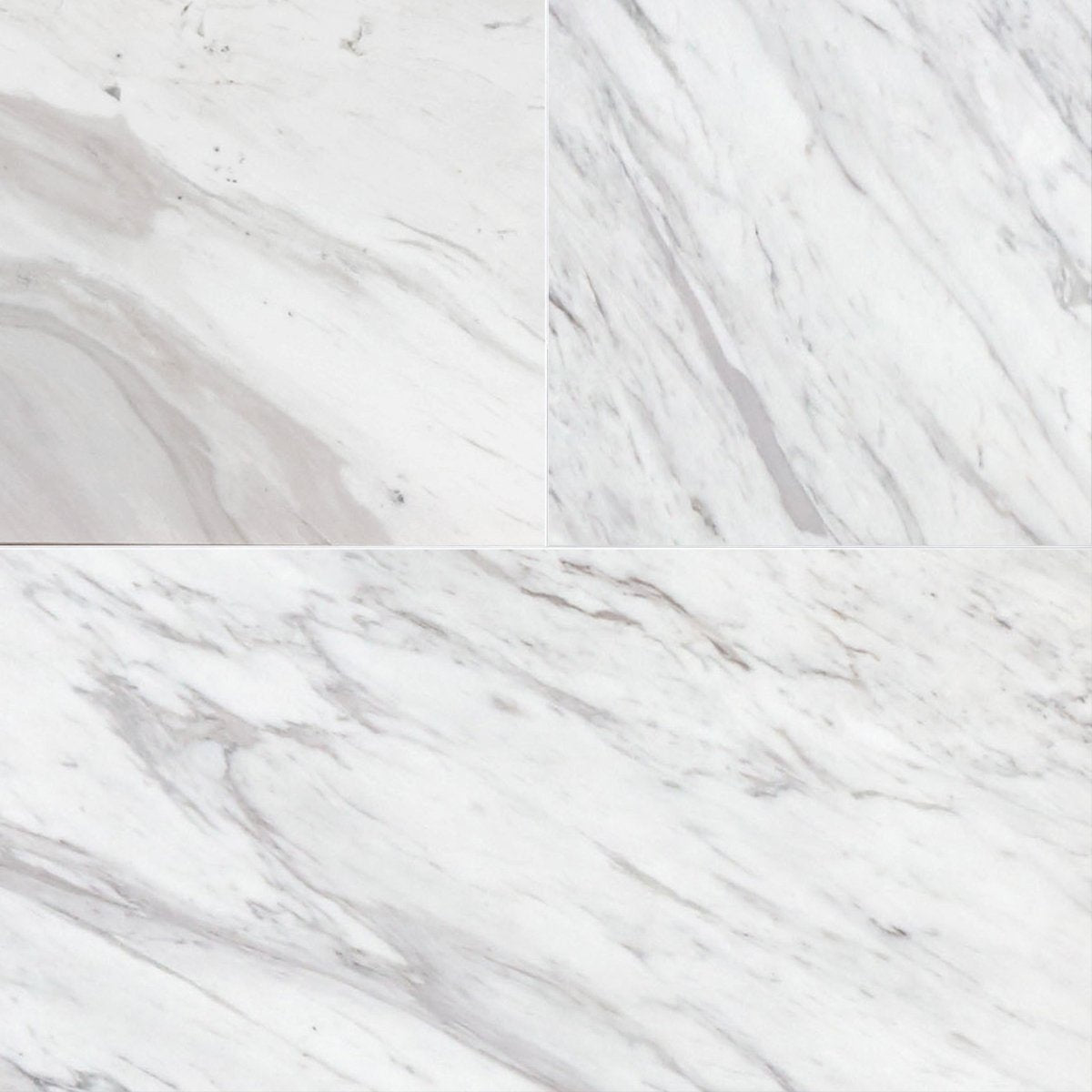 Volakas Polished Marble Field Tile 12''x24''x3/8''
