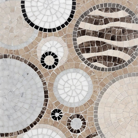 Univo Naturali Circles Stone Mosaic