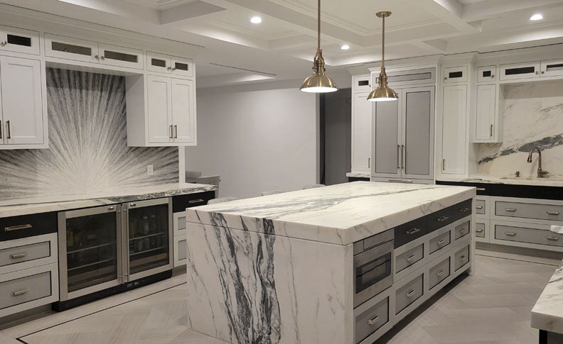 black and white and grey floor and wall tile