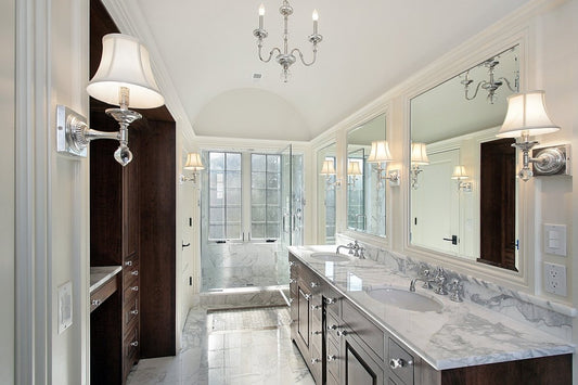 white and grey floor and wall tile