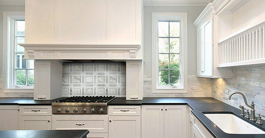 white and grey wall tile 