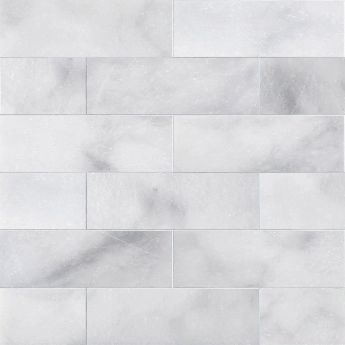 Pattern of gray tiles with a marble-like texture