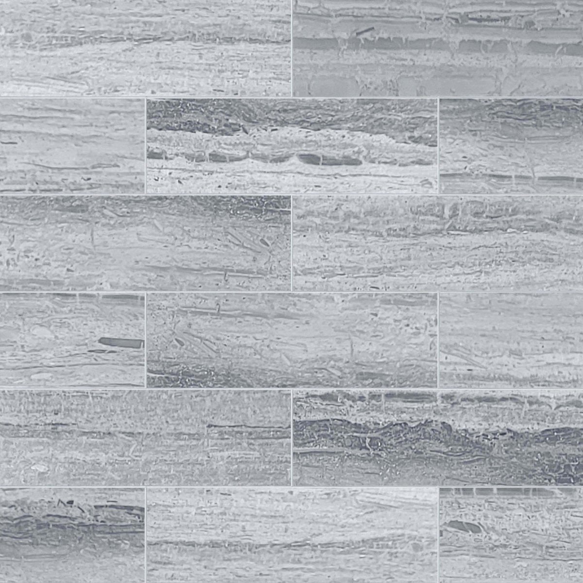Pattern of gray tiles with a wood-like texture