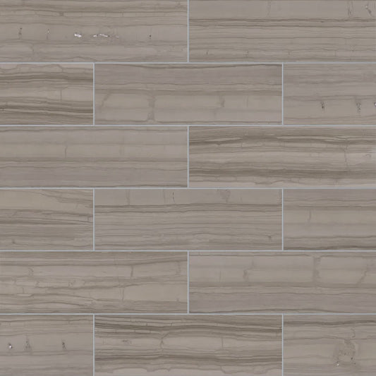 Patterned tiles with a wood-like texture