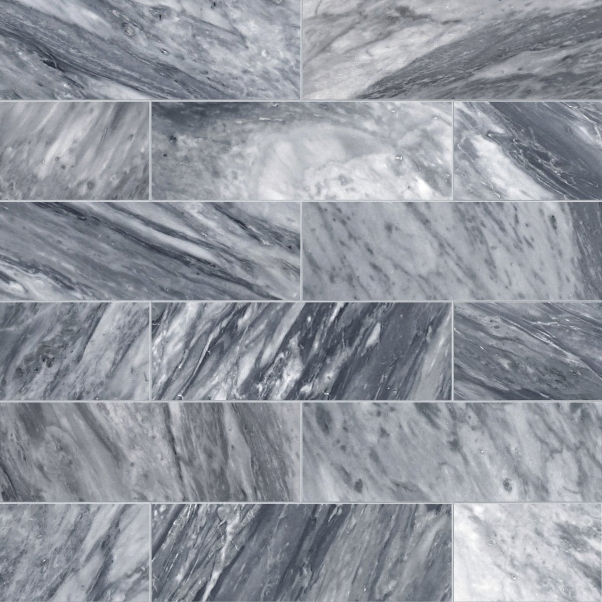 Pattern of gray marble tiles