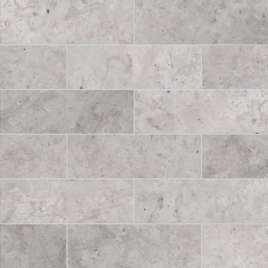 Pattern of gray tiles with a subtle texture