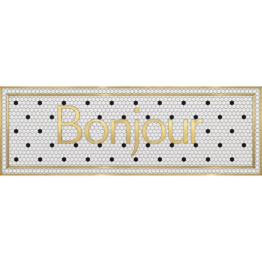 Custom Brass Mosaic Lettering