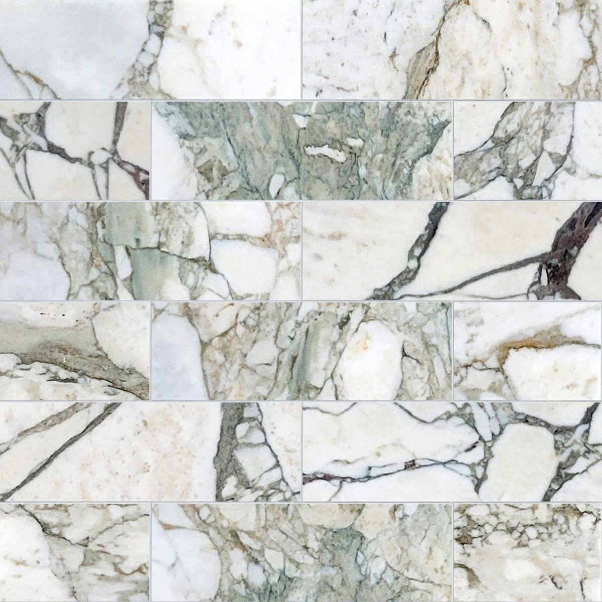Collection of various marble tile patterns in a grid layout.