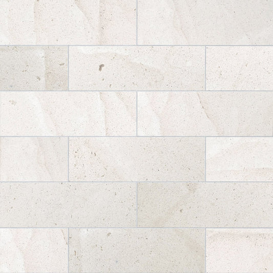 Pattern of light gray tiles with a subtle texture