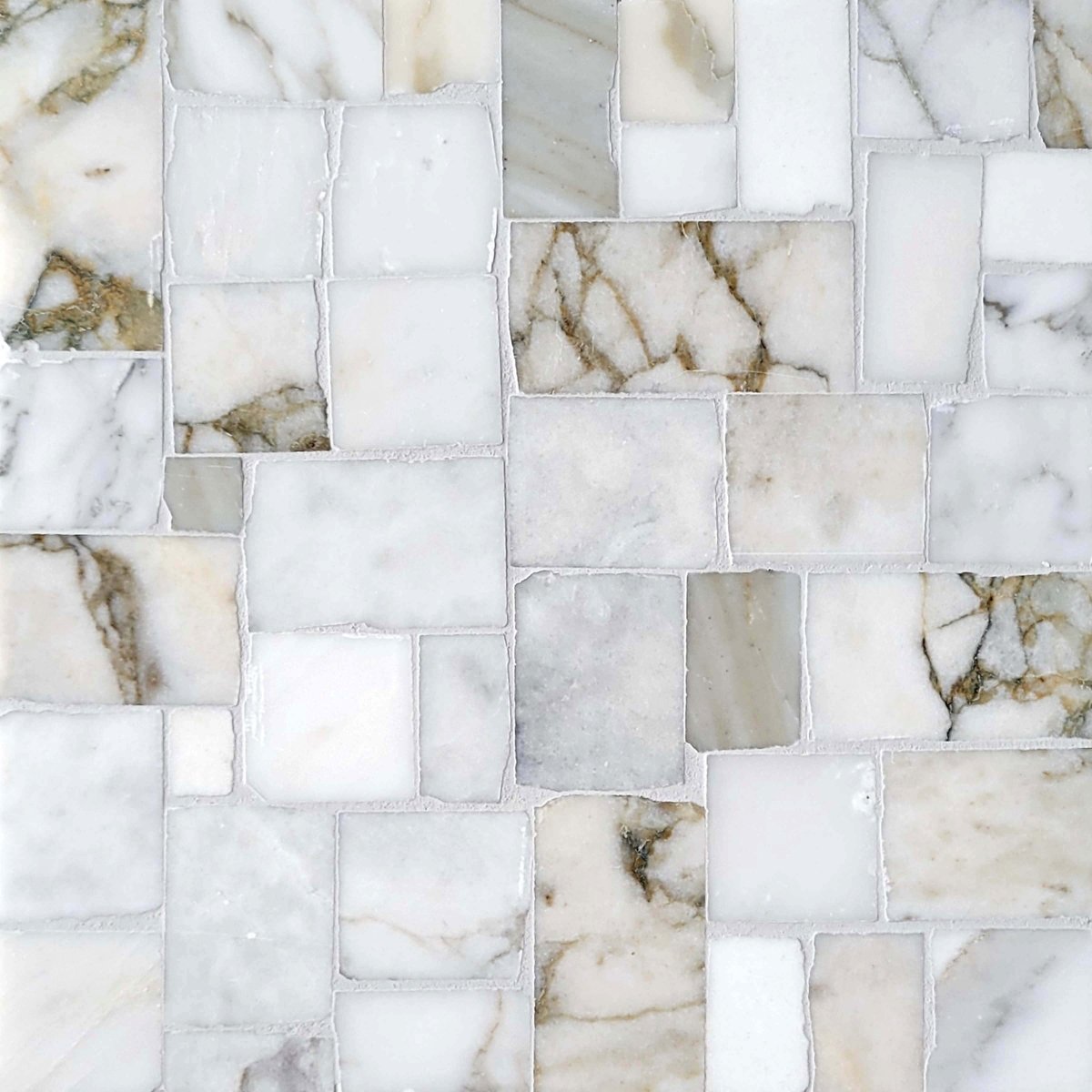 Fusione Large River Hand chopped Stone Mosaic