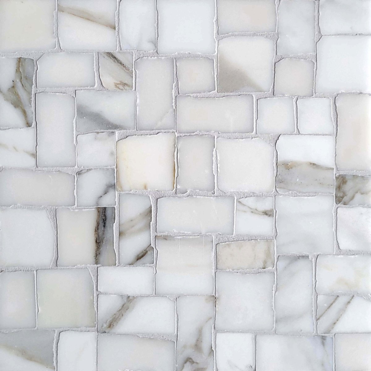 Fusione Large Stone Hand chopped Stone Mosaic
