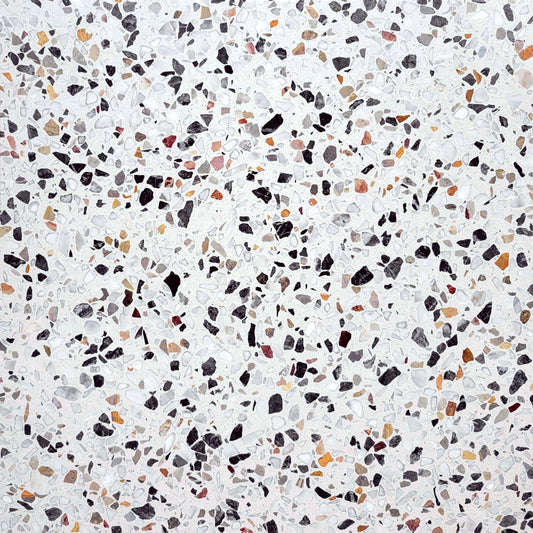Graphite Marble Terrazzo Honed Field Tile 24''x24''x1/2''