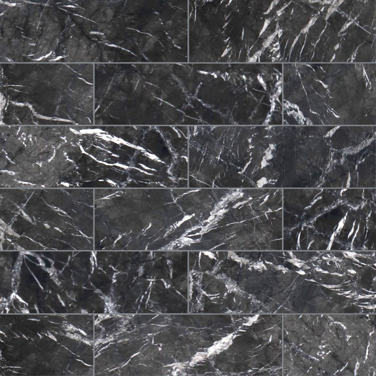 Black marble tile pattern