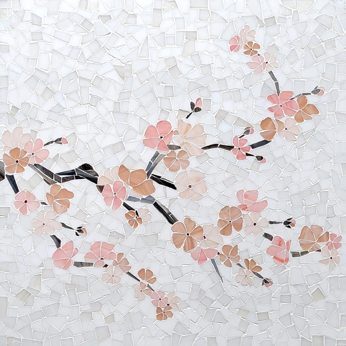 Cherry Blossom Tile: Artistic Enchantment Inspired by Nature