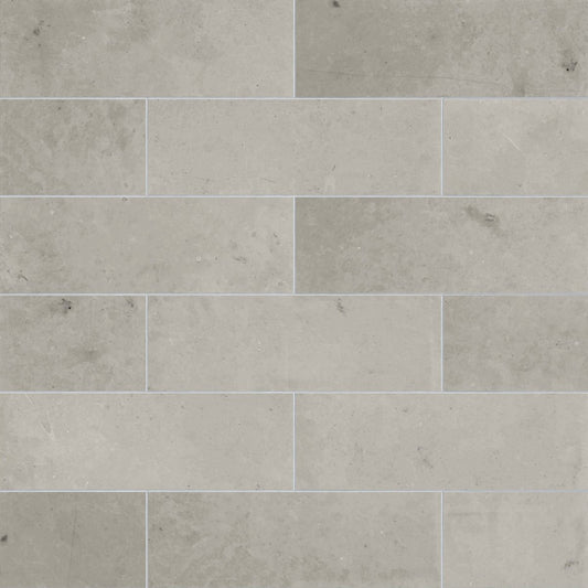 Pattern of gray tiles with a subtle texture