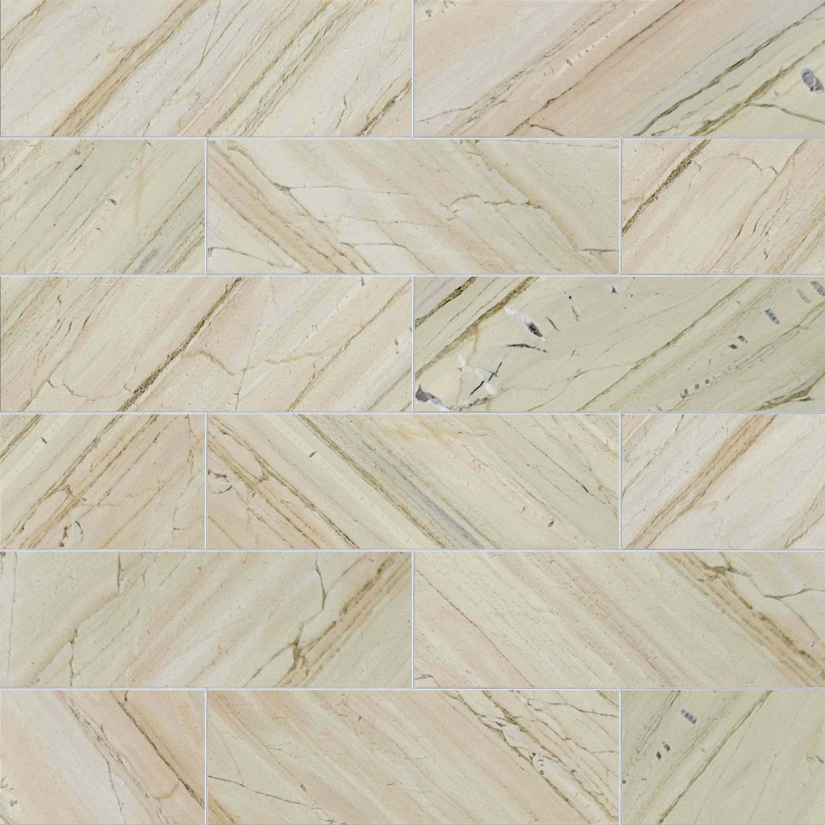 Patterned tile design with beige and brown tones