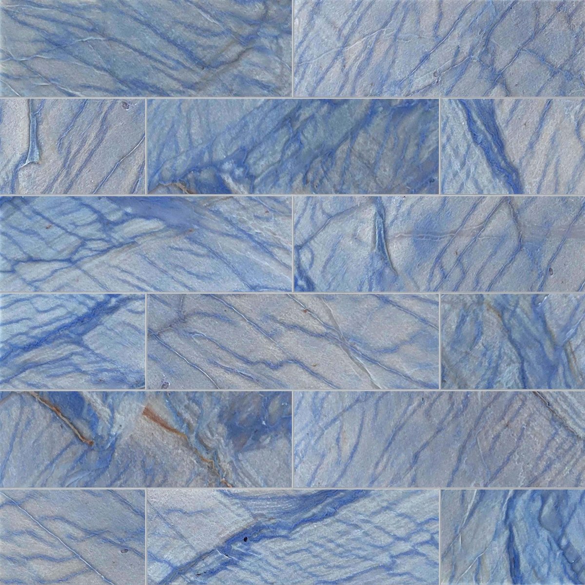 Blue marble tile pattern