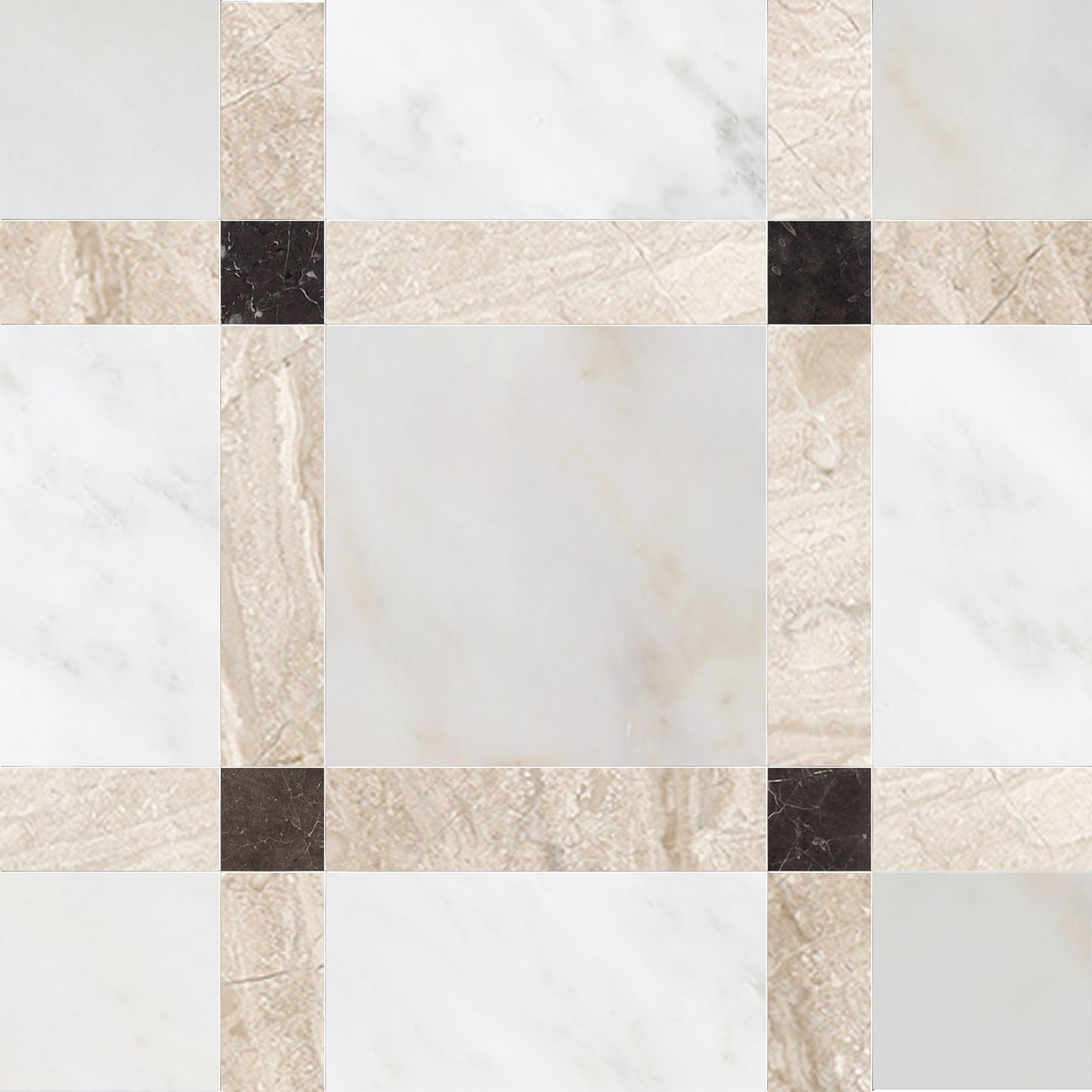 Checkered pattern with alternating light and dark squares on a white background