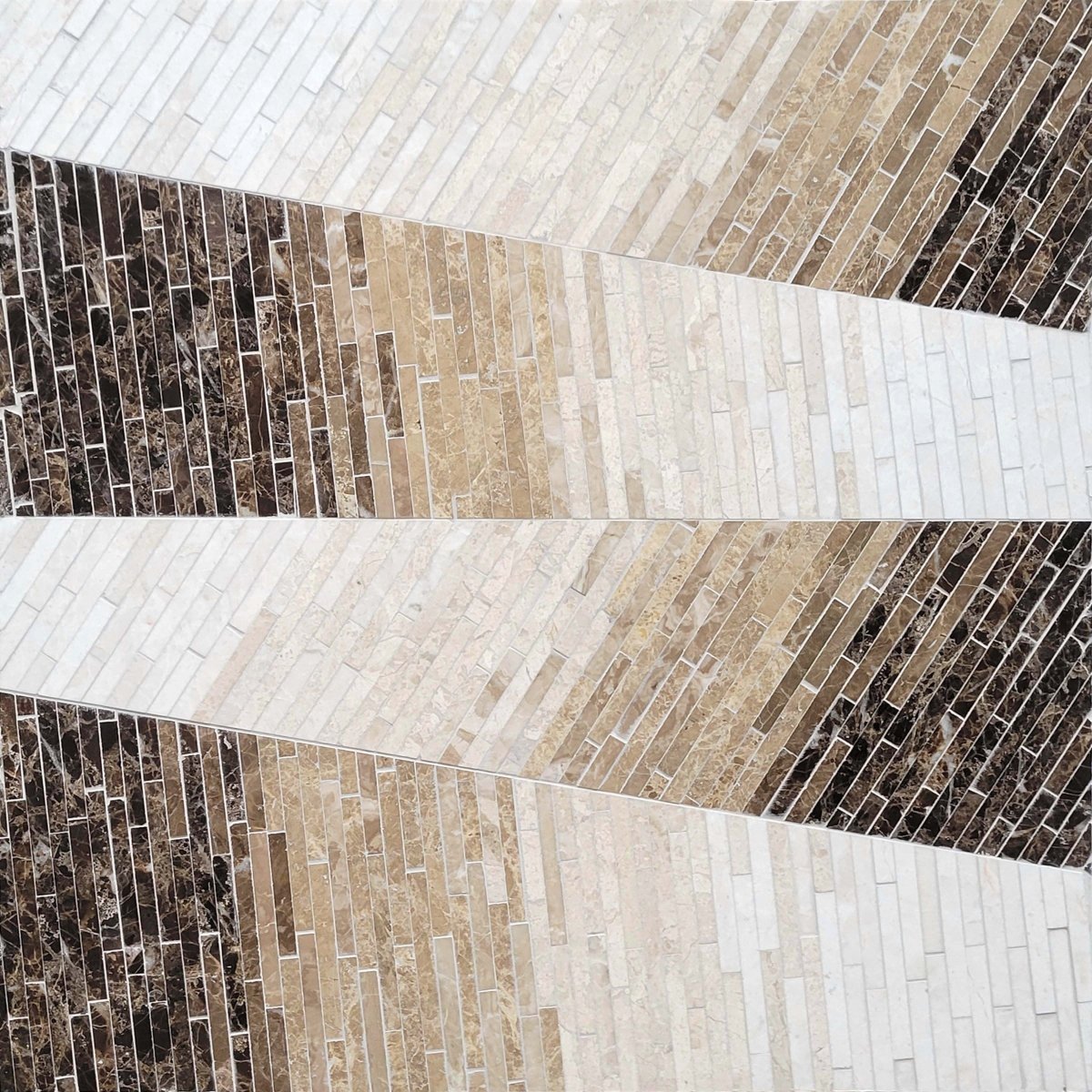 Patterned tile design with various shades of brown and beige.