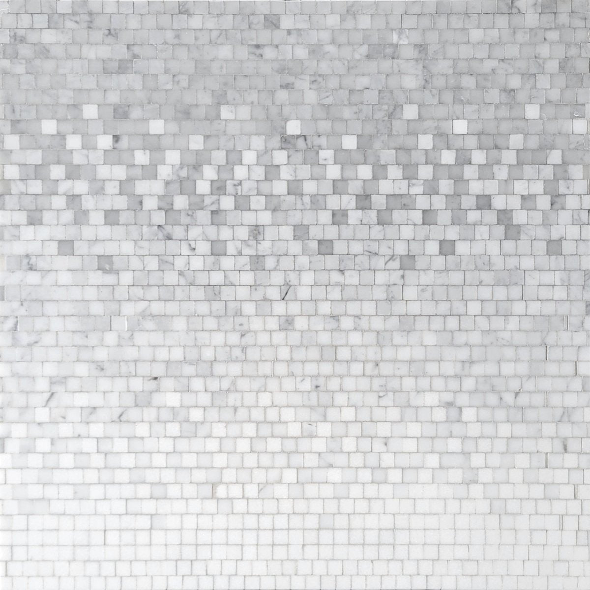 Gray mosaic tile pattern