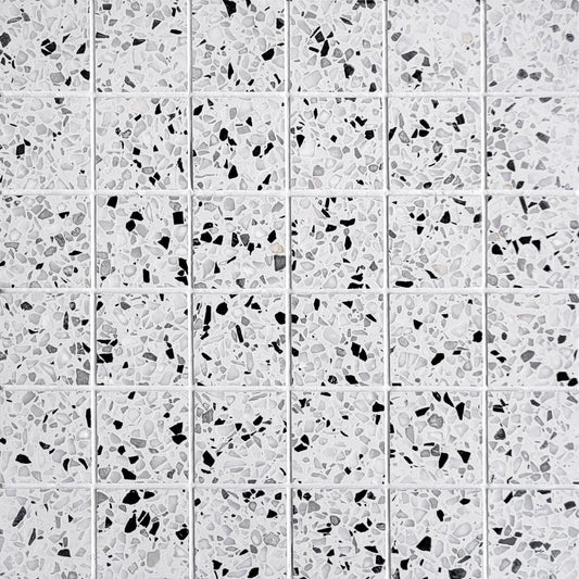 Straight Papper Marble Terrazzo Honed 2''x2'' Mosaic