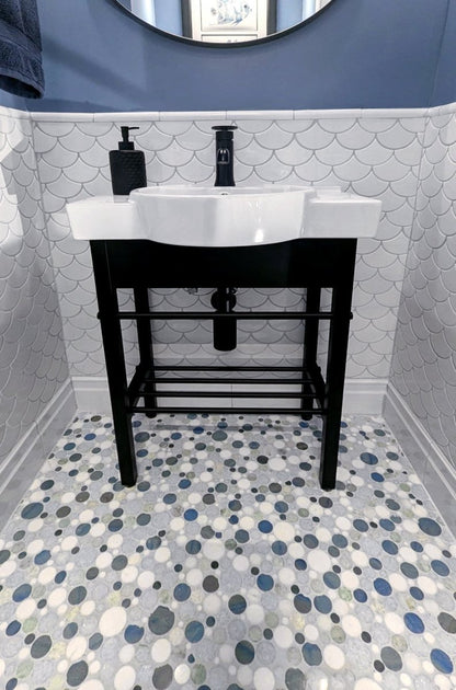 Penny Tile Bella Rounds Stone Mosaic