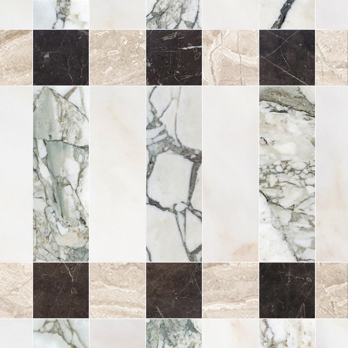 Grid of various marble and stone textures in different colors and patterns.