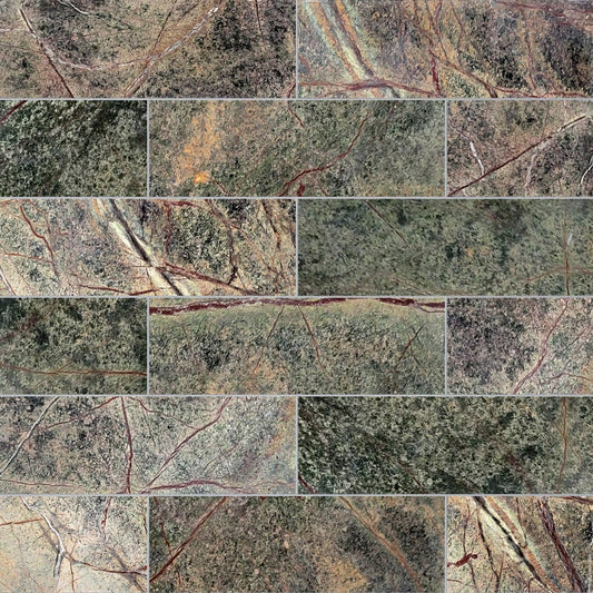 Collage of various stone textures
