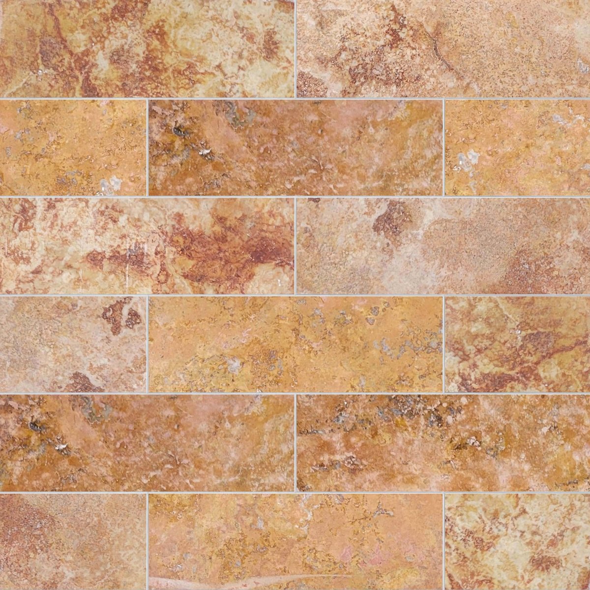 Pattern of brown and beige tiles
