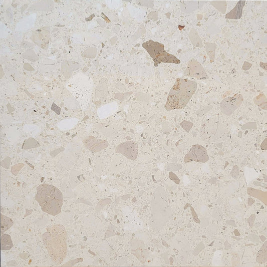 Sabbia Marble Terrazzo Honed Field Tile 24''x24''x1/2''