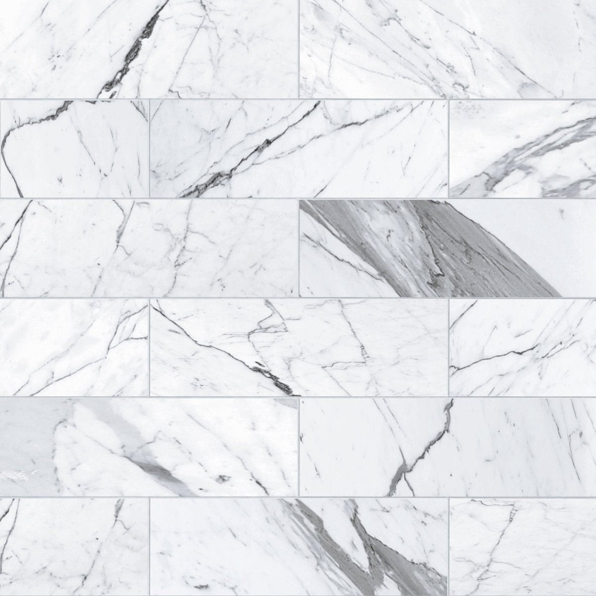 White marble tile pattern