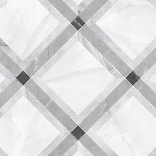 Umbria Agate Porcelain Waterjet Mosaic Tile