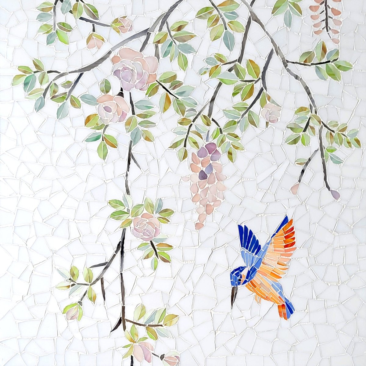 Cherry Blossom Tile: Artistic Enchantment Inspired by Nature
