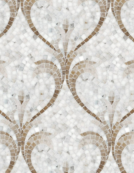 Univo Barelo Arabesque Stone Mosaic