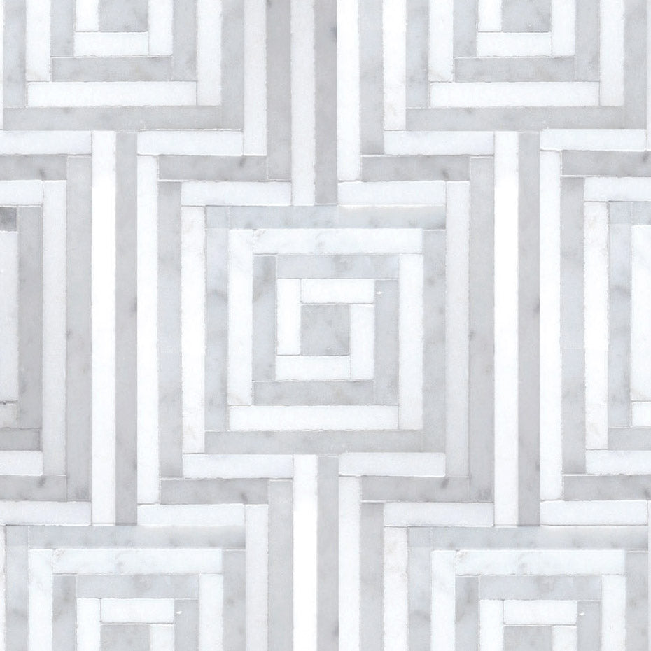 Blanch Evert Geometric Stone Mosaic – Artsaics