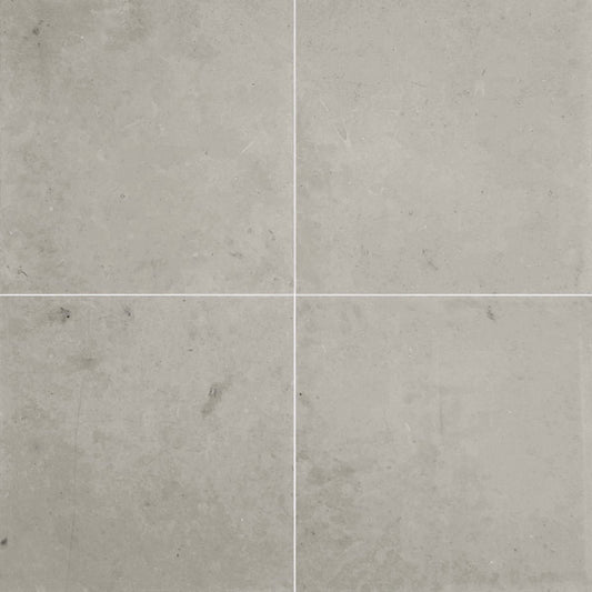 Jura Grey Honed Limestone Field Tile 12''x12''x3/8''