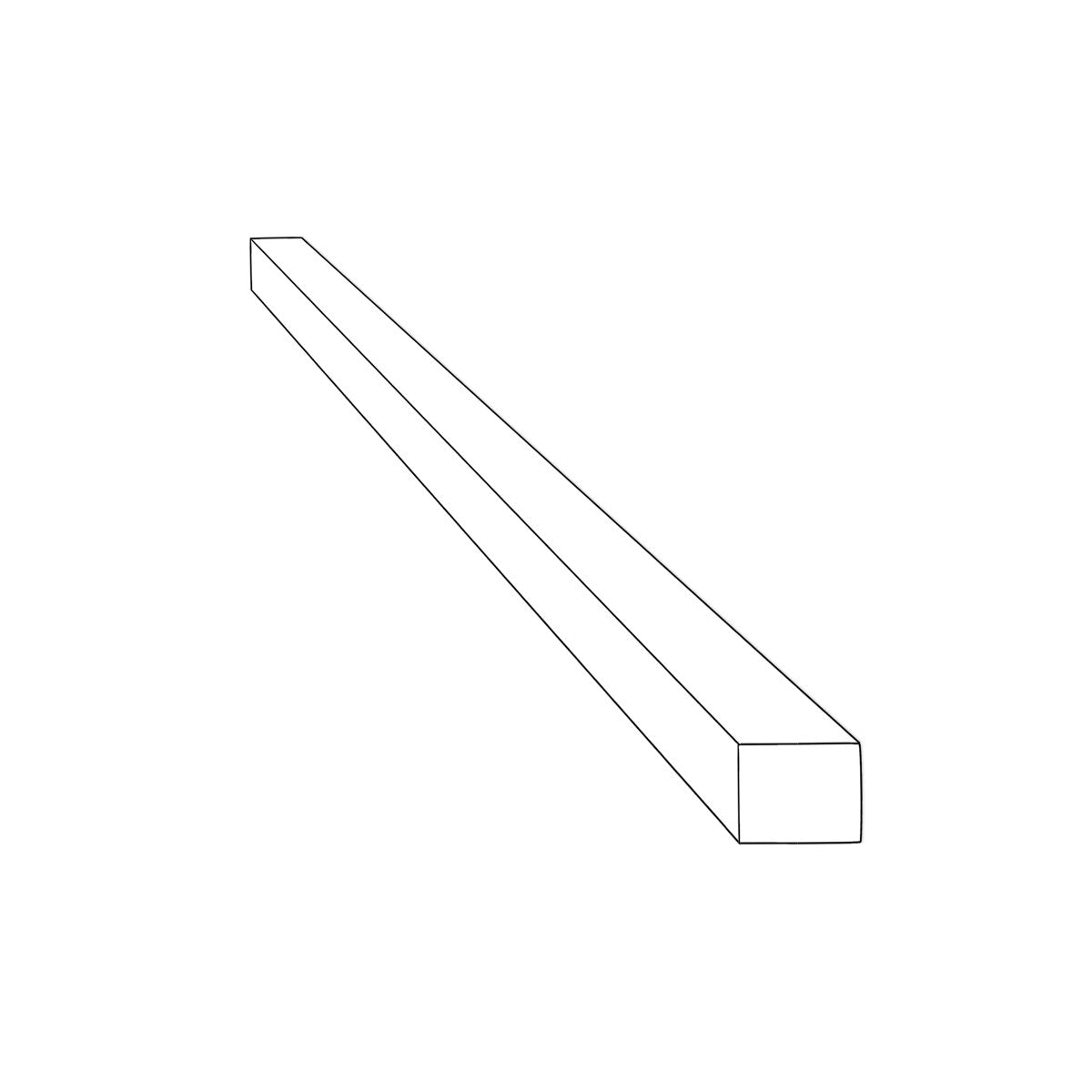 Dolomite 3/4''x5/8'' Square Stone Molding Polished