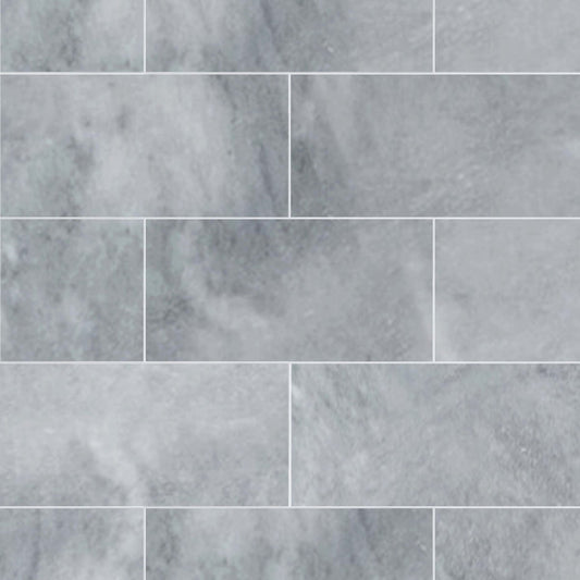 Afyon Grey Honed Marble Field Tile 6''x12''x3/8''