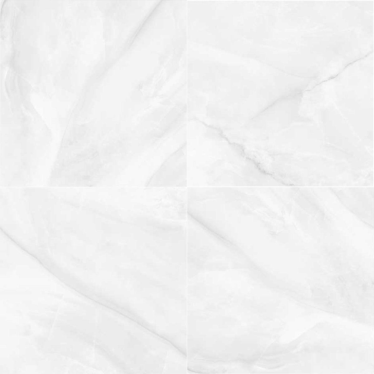 Agate White Matte Porcelain Field Tile 32''x32''x3/8''