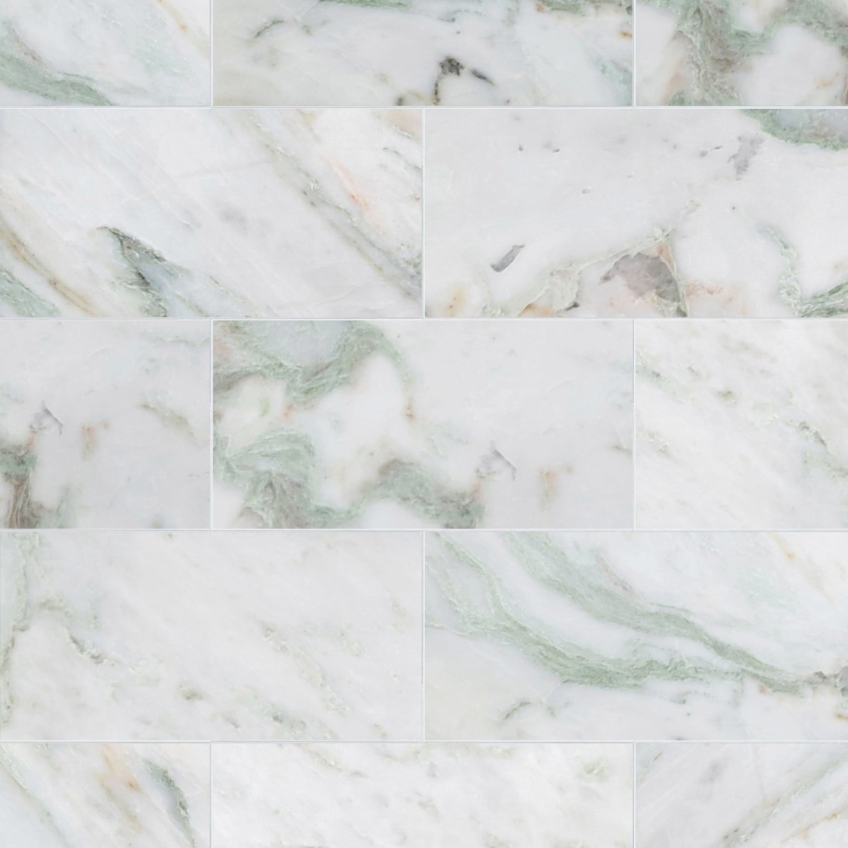 Alba Chiarro Polished Marble Field Tile 6''x12''x3/8''