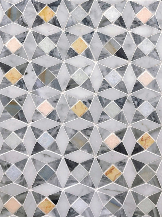 Moroccan Aroma Geometric Stone Mosaic