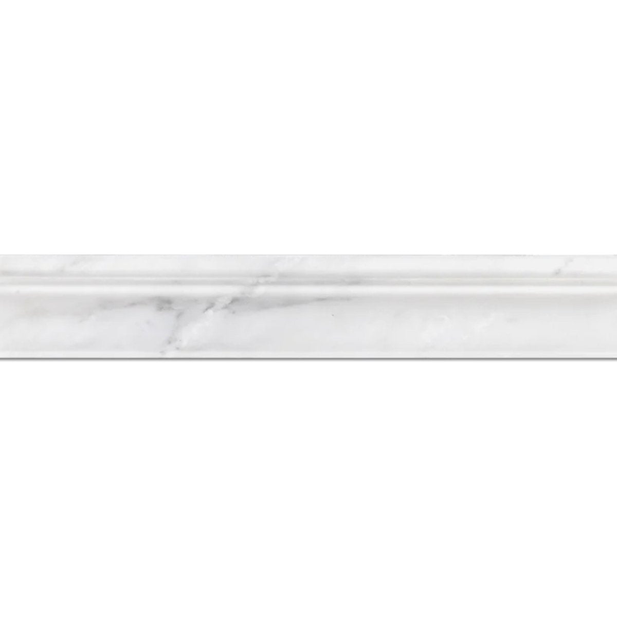 Asian White Chairrail 2''x12'' Stone Molding Honed